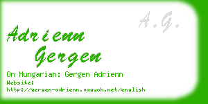 adrienn gergen business card